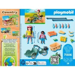 PLAYMOBIL 71306 Country Lastenfahrrad, Konstruktionsspielzeug -Bester Spielwaren Geschäft PLAYMOBIL 71306 Country Lastenfahrrad Konstruktionsspielzeug@@1889112 4