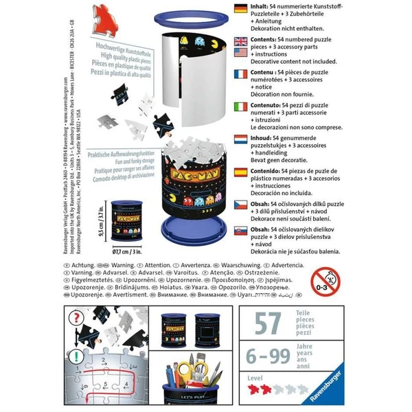 Ravensburger 3D Puzzle Utensilo Pac-Man 5 Ravensburger 3D Puzzle Utensilo Pac-Man – Bild 3