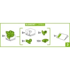 Ravensburger GraviTrax Element Spiral, Bahn 10 Ravensburger GraviTrax Element Spiral, Bahn -Bester Spielwaren Geschäft Ravensburger GraviTrax Element Spiral Bahn@@1913147 3