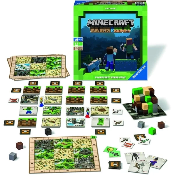 Ravensburger Minecraft Builder & Biomes, Brettspiel 5 Ravensburger Minecraft Builder & Biomes, Brettspiel – Bild 3
