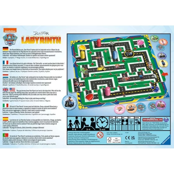 Ravensburger Paw Patrol Junior Labyrinth, Brettspiel 5 Ravensburger Paw Patrol Junior Labyrinth, Brettspiel – Bild 3