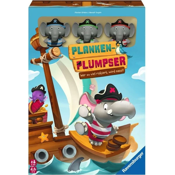 Ravensburger Planken-Plumpser, Brettspiel 3 Ravensburger Planken-Plumpser, Brettspiel