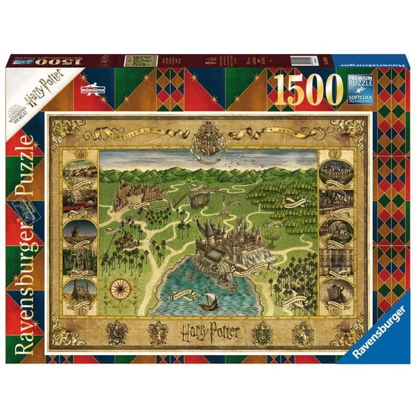 Ravensburger Puzzle Hogwarts Karte 3 Ravensburger Puzzle Hogwarts Karte