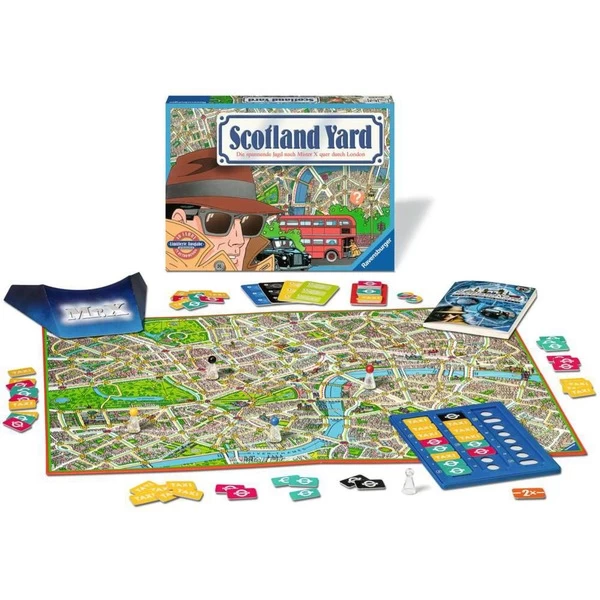 Ravensburger Scotland Yard 40 Jahre Jubiläumsedition, Brettspiel 4 Ravensburger Scotland Yard 40 Jahre Jubiläumsedition, Brettspiel – Bild 2