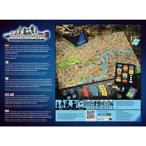 Ravensburger Scotland Yard, Brettspiel 5 Ravensburger Scotland Yard, Brettspiel – Bild 3