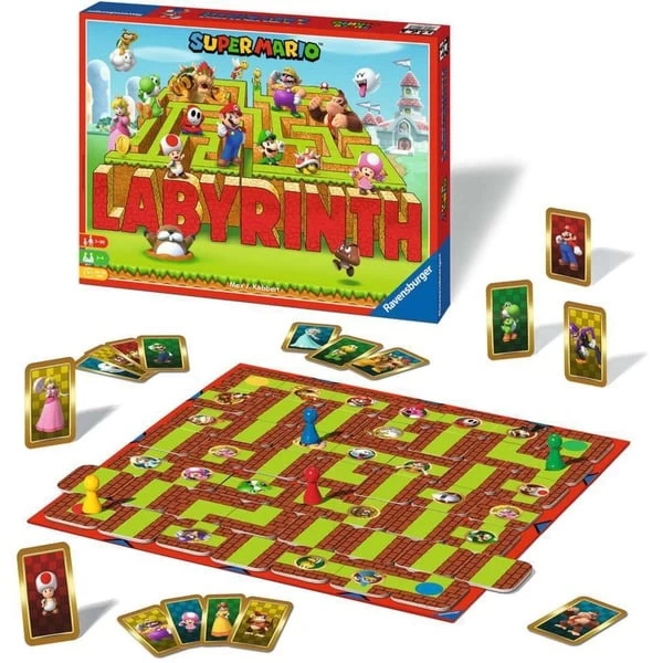 Ravensburger Super Mario Labyrinth, Brettspiel 4 Ravensburger Super Mario Labyrinth, Brettspiel – Bild 2