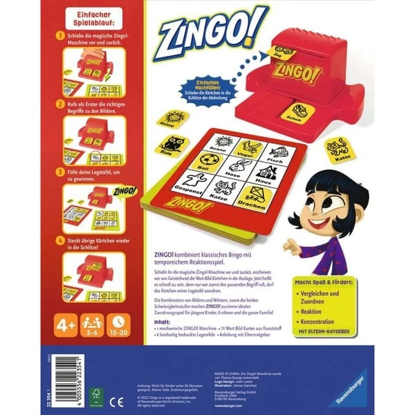 Ravensburger Zingo!, Brettspiel 5 Ravensburger Zingo!, Brettspiel – Bild 3