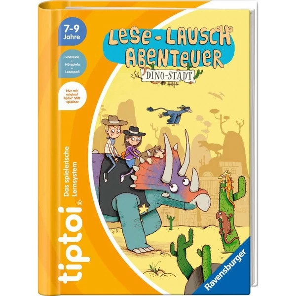 Ravensburger Tiptoi Lese-Lausch-Abenteuer: Dino-Stadt, Lernbuch 3 Ravensburger Tiptoi Lese-Lausch-Abenteuer: Dino-Stadt, Lernbuch