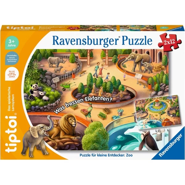 Ravensburger Tiptoi Puzzle Für Kleine Entdecker: Zoo 4 Ravensburger Tiptoi Puzzle Für Kleine Entdecker: Zoo – Bild 2