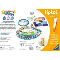 Ravensburger Tiptoi Wir Lernen Die Uhr, Brettspiel -Bester Spielwaren Geschäft Ravensburger tiptoi Wir lernen die Uhr Brettspiel@@1876119 3