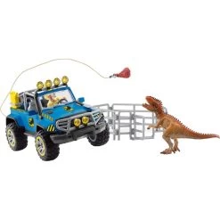 Schleich Geländewagen Mit Dino-Außenposten, Spielfigur