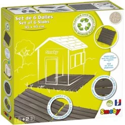 Smoby Bodenplatten-Set Mit Klicksystem, Gartenspielgerät