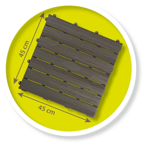 Smoby Bodenplatten-Set Mit Klicksystem, Gartenspielgerät 5 Smoby Bodenplatten-Set Mit Klicksystem, Gartenspielgerät – Bild 3