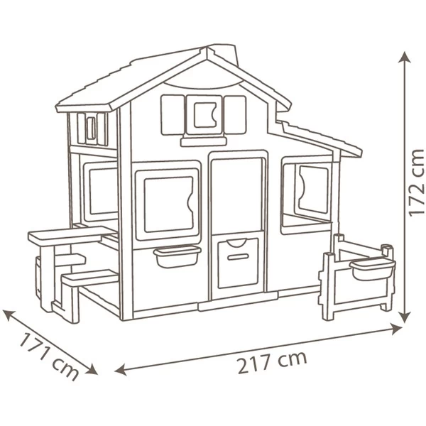 Smoby Neo Friends Spielhaus Mit Vorgarten, Gartenspielgerät 8 Smoby Neo Friends Spielhaus Mit Vorgarten, Gartenspielgerät – Bild 6