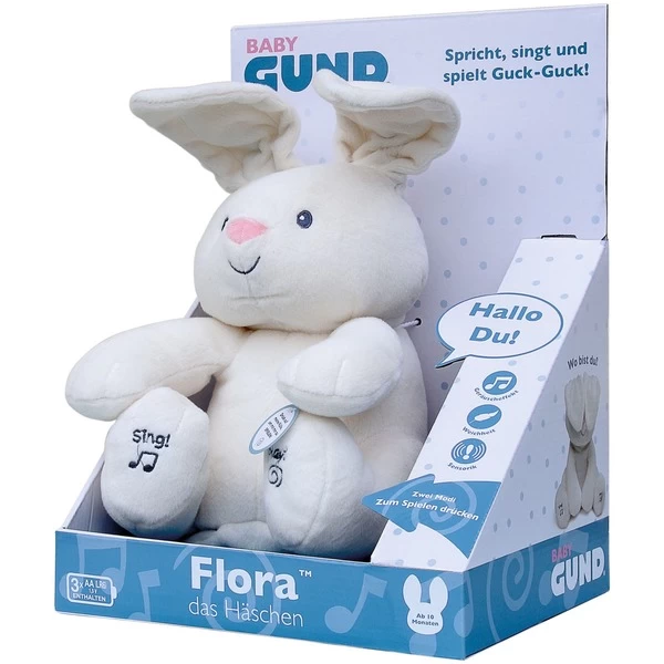 Spin Master GUND Flora, Das Singende Und Sprechende Häschen, Kuscheltier 7 Spin Master GUND Flora, Das Singende Und Sprechende Häschen, Kuscheltier – Bild 5