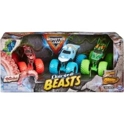 Spin Master Monster Jam Charged Beasts 3er-Pack, Spielfahrzeug -Bester Spielwaren Geschäft Spin Master Monster Jam Charged Beasts 3er Pack Spielfahrzeug@@1849638 1