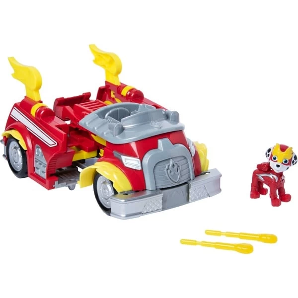 Spin Master Paw Patrol, Mighty Pups Super Paws - Marshalls Powered Up Fahrzeug, Spielfahrzeug – Bild 3