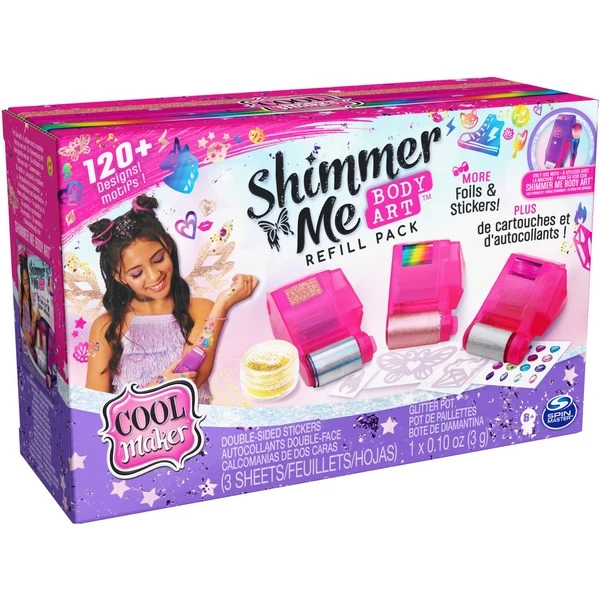 Spin Master Shimmer Me Tattoo Nachfüll-Set, Basteln 3 Spin Master Shimmer Me Tattoo Nachfüll-Set, Basteln