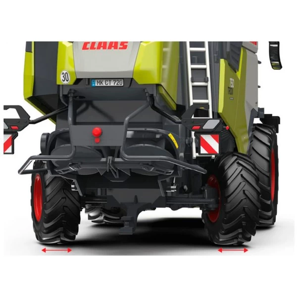 Wiking Claas Trion 720 Montana Convio 1080 Und Transportwagen, Modellfahrzeug – Bild 5