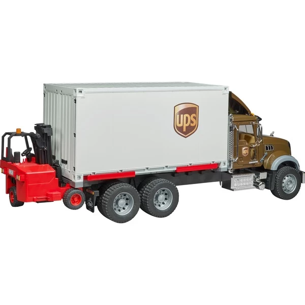 Bruder Mack Granite UPS Logistik-LKW, Modellfahrzeug 8 Bruder Mack Granite UPS Logistik-LKW, Modellfahrzeug – Bild 6